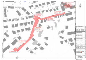 Alle Baustellenabschnitte der Baustelle Höfinger Straße in Ditzingen im Überblick