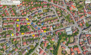 Baustellenabschnitt 1 der Höfinger Straße in Ditzingen